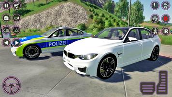 tuan parkir kereta polis 3d syot layar 3