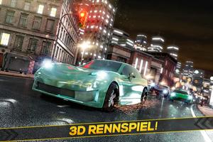 Beste Auto Renn Spiele 3D Plakat