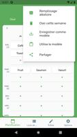 Easy Menu Planner capture d'écran 1
