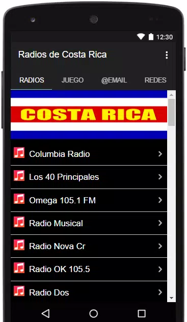Descarga de APK de Radios Emisoras de Costa Rica FM AM en Vivo Gratis para  Android