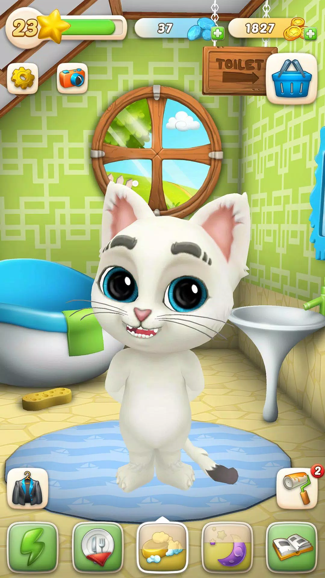 Download do APK de Jogo gatinho para gato grávido para Android