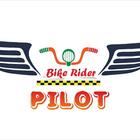 Bike Rider Pilot Zeichen