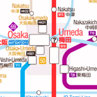 Icona Osaka Metro Map 2023