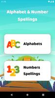 Spelling ABC & 123 poster