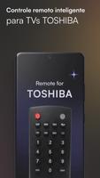Controle remoto p/ TVs Toshiba Cartaz