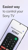 TV Remote control for Sony TV ポスター