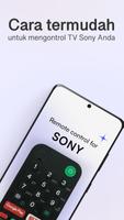 Remote control untuk Sony TV penulis hantaran