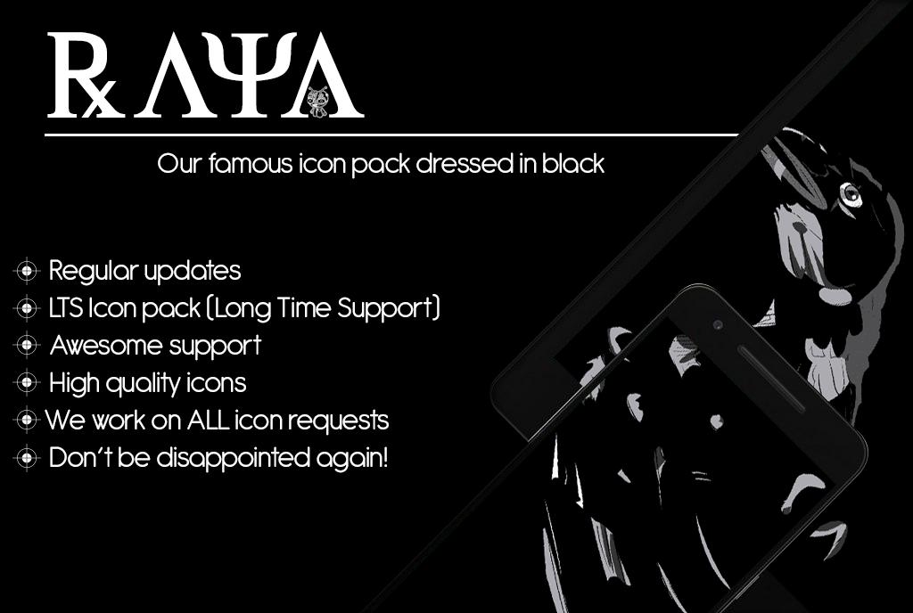 Resultado de imagen de Raya Black Icon Pack