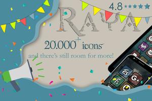 Raya Icon Pack الملصق