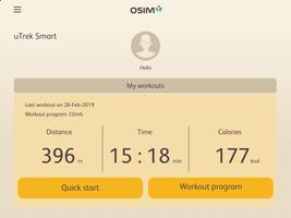OSIM uTrek Smart اسکرین شاٹ 1