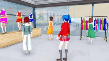 Yandere School Simulator: Anime Girl Games Ekran Görüntüsü 1