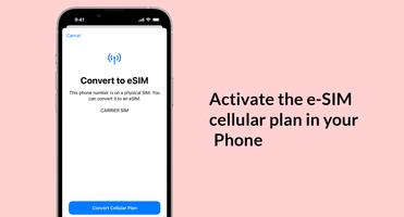 Sim Unlocker - eSim Number الملصق