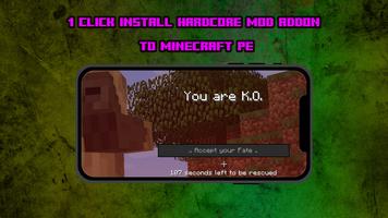 Hardcore Mod Addon Minecraft imagem de tela 2