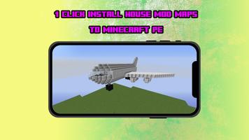 House Mod Maps Minecraft MCPE الملصق