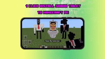 Skibidi Minecraft PE Mod Pack تصوير الشاشة 1