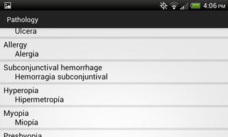 Optometry Translator Spanish captura de pantalla 1