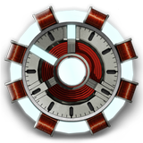Arc Reactor Clock Widget biểu tượng