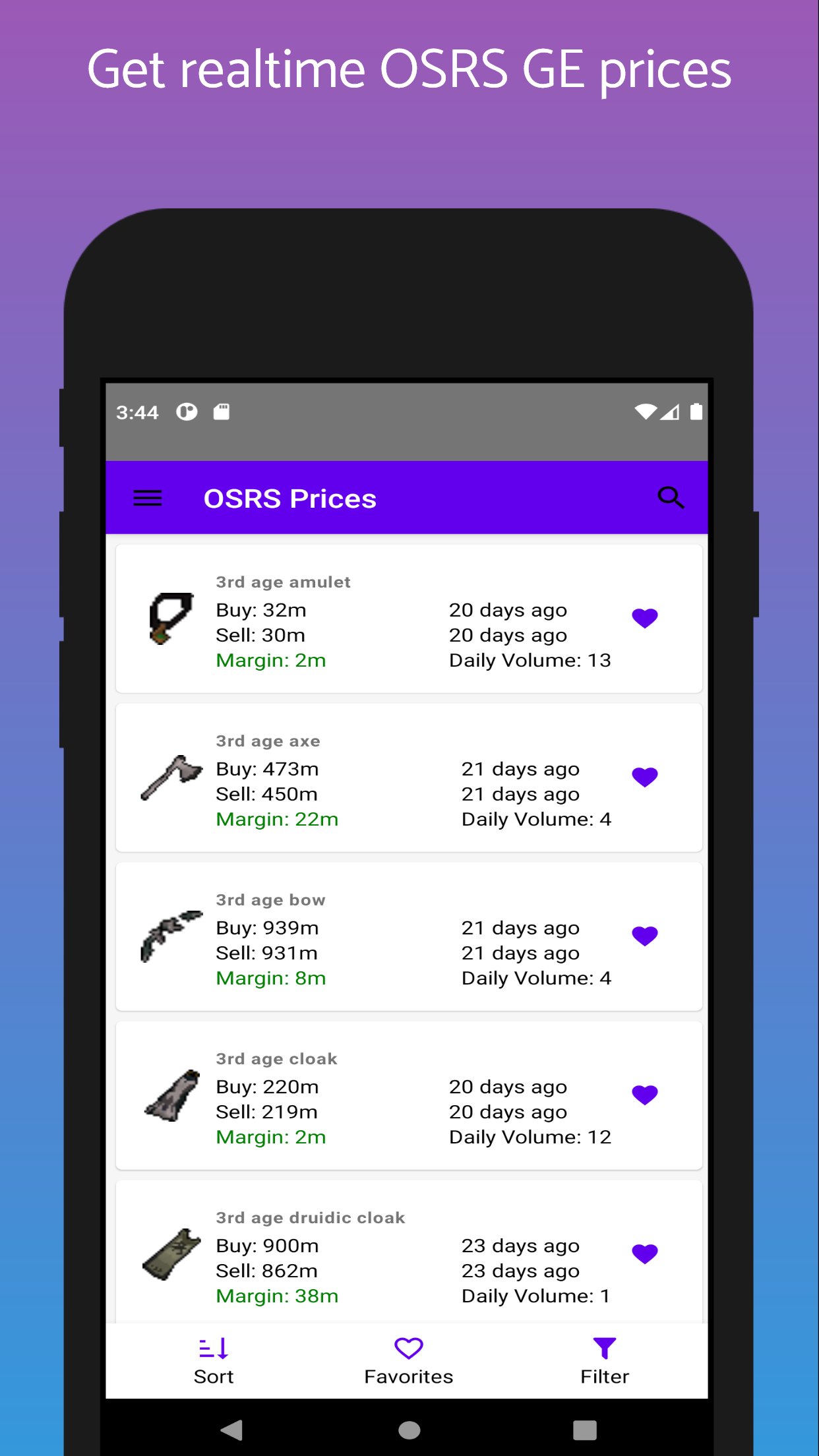 Descarga de APK de OSRS Prices para Android