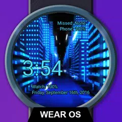 Neon City - Smartwatch Wear OS Watch Faces APK download