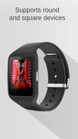 Watch Face Neon City Wallpaper- Wear OS Smartwatch capture d'écran 2