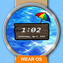 Beach Party Fun Watch Face - Wear OS Smartwatch-APK