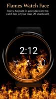 Watch Face: Flames - Wear OS Smartwatch - Animated Affiche
