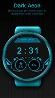 Dark Aeon Cyber - Smartwatch Wear OS Watch Faces ภาพหน้าจอ 1