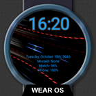 Metallic Wallpaper- Smartwatch Wear OS Watch Faces icône