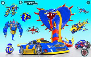Snake Robots Car Transforming ảnh chụp màn hình 1