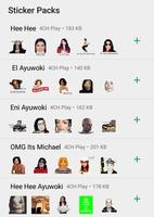 Hee Hee  MJ Stickers - WAStickerApps الملصق