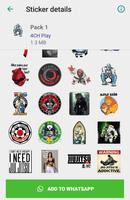 Brazilian Jiu-Jitsu Stickers (BJJ) - WAStickerApps Affiche