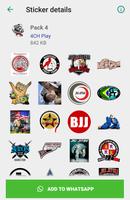 Brazilian Jiu-Jitsu Stickers (BJJ) - WAStickerApps capture d'écran 3