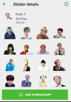 BTS Funny Stickers (2019) - WAStickerApps Affiche