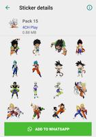 Dragon Ball Stickers Cartaz