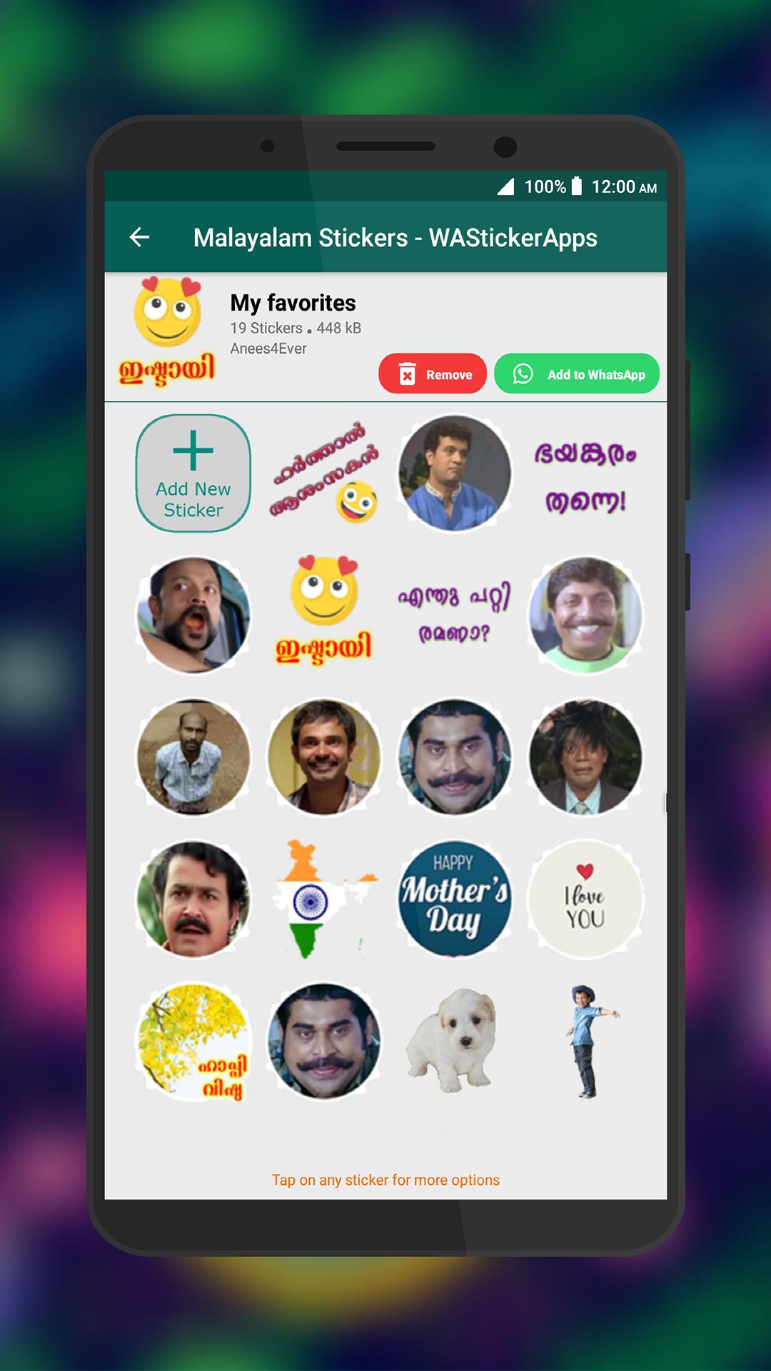 Malayalam Stickers Wastickerapps For Android Apk Download