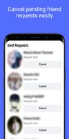 Pending Friend requests تصوير الشاشة 1