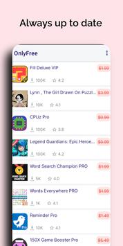 Onlyfree  - Paid Apps Gone Free 截图 2