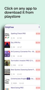 Onlyfree  - Paid Apps Gone Free 截图 3