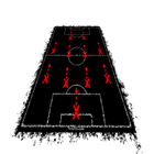 Fußball-Taktiktafel (Taktik-Bo Zeichen