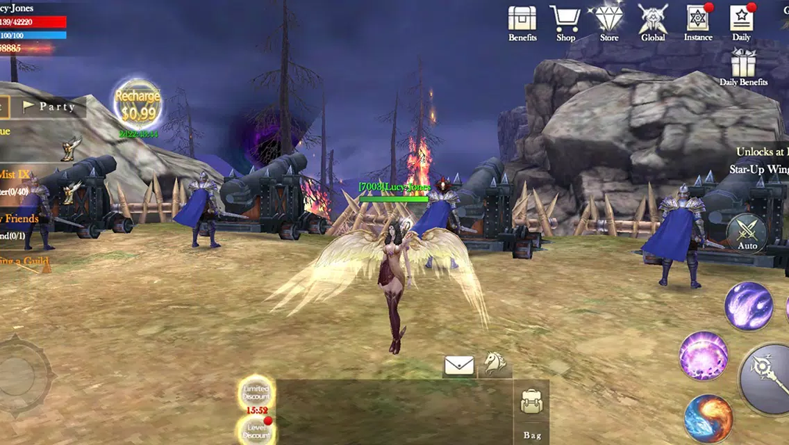 Jogo Elysium Online - MMORPG Para Celular Android Gameplay Multiplayer  Parte 24 