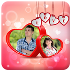 Love Couple Collage أيقونة