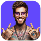 Man Tattoo & Hairstyle Editor icon