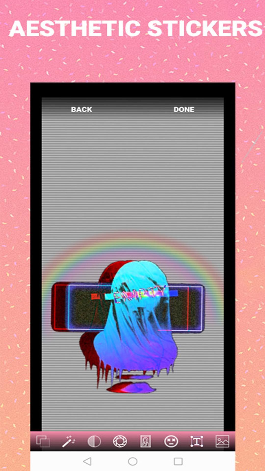 Trippy Cute : Aesthetic Glitch Effect Trippy Aesthetic Checkered Wallpaper