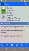 2 Battery Pro - Battery Saver الملصق