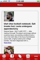 Utah Football capture d'écran 1