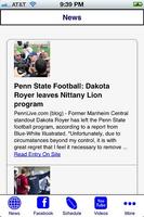 Football News - Penn State Edition screenshot 1