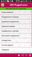 SMS Поздравления постер