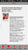 برنامه‌نما Football News - Ohio State Edition عکس از صفحه
