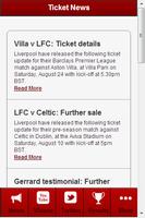 Football News for Liverpool capture d'écran 2