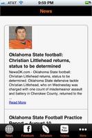 Football News - Oklahoma State स्क्रीनशॉट 1